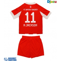 Bayern Munich Nicolas Jackson #11 Domaci Dres za djecu 2025-26 Kratak Rukav (+ Kratke hlače)